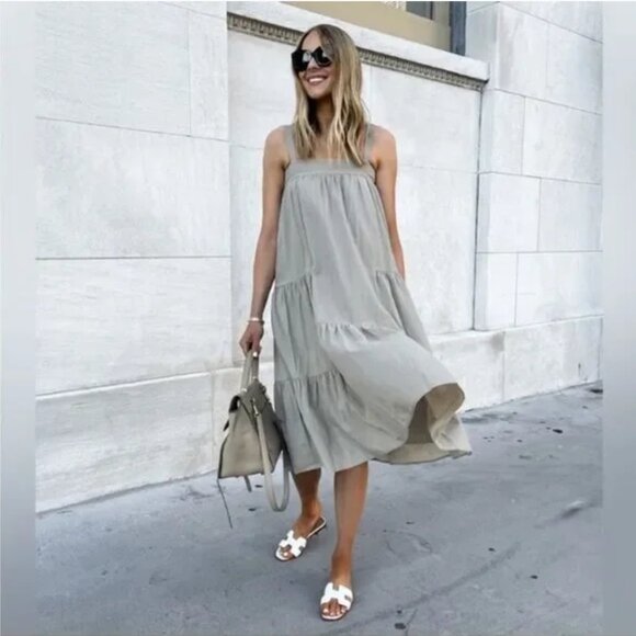 Jenni Kayne Summer Dress in Willow - Picture 1 of 16